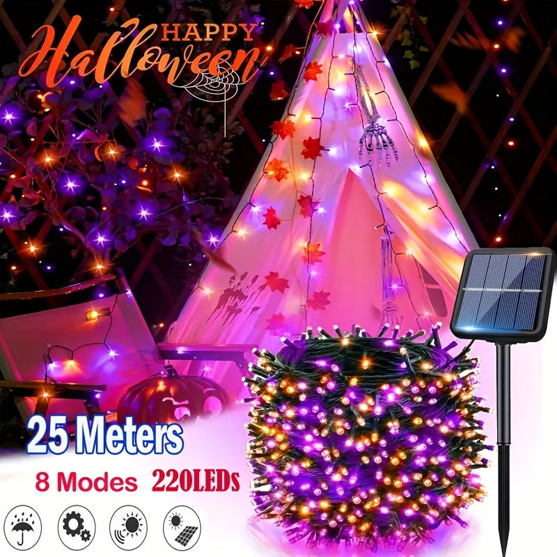 Solar Rope Lights Outdoor – Waterproof Fairy String Lights with Remote Control 8 Modes 1200mAh Battery for Garden Patio Fence Tree Wedding Party – Multicolor Cold White Purple Yellow – 49-115FT