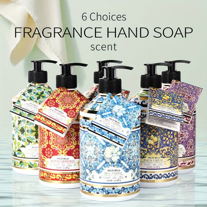 Moisturizing Liquid Hand Soap 2-Pack 21.3 fl oz Each — Foaming Pump Dispenser in 5 Scents, Gentle Gel Formula for All Skin Types, Bathroom Kitchen Office & Travel Hand Wash