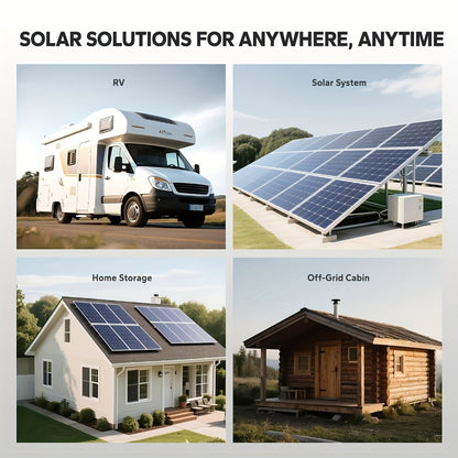 100A MPPT Solar Charge Controller with LCD Display Auto Tracking for 12V 24V 36V 48V Systems Lead-Acid Lithium LiFePO4 Batteries Off-Grid Solar RV Boat Camper