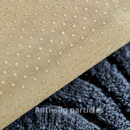 Sofa Cover Plush Shu Velveteen Non-Slip Couch Slipcover Breathable Pet-Proof Vintage Style for Living Room Bedroom Office 2 3 4 Seater