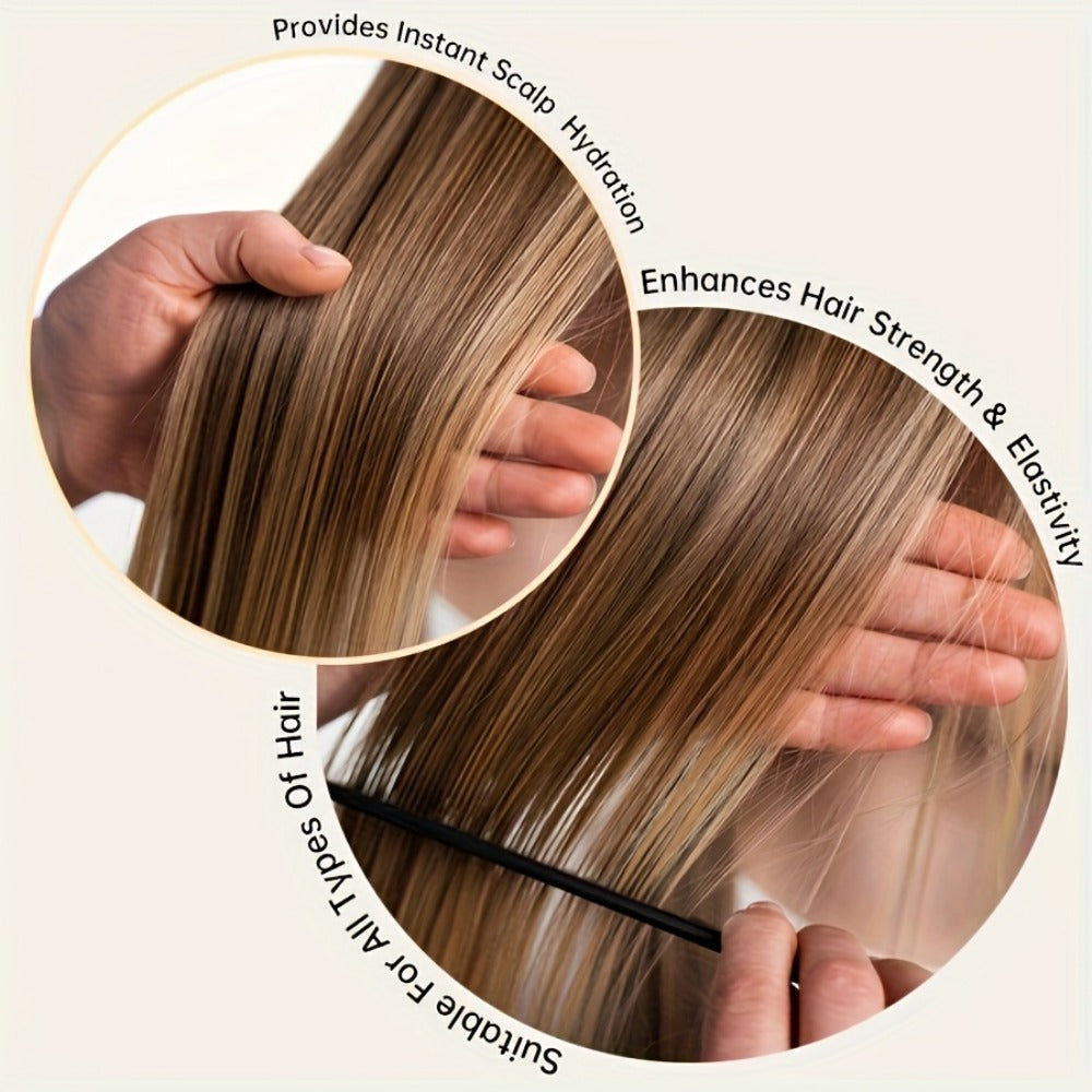 Hair Oil Capsules 40pcs — Keratin Hair Vitamin Essence with Moroccan Argan Oil, Avocado Oil & Jojoba Oil | No-Rinse Deep Nourishing & Smoothing Treatment for Frizz Control & Shine | All Hair Types