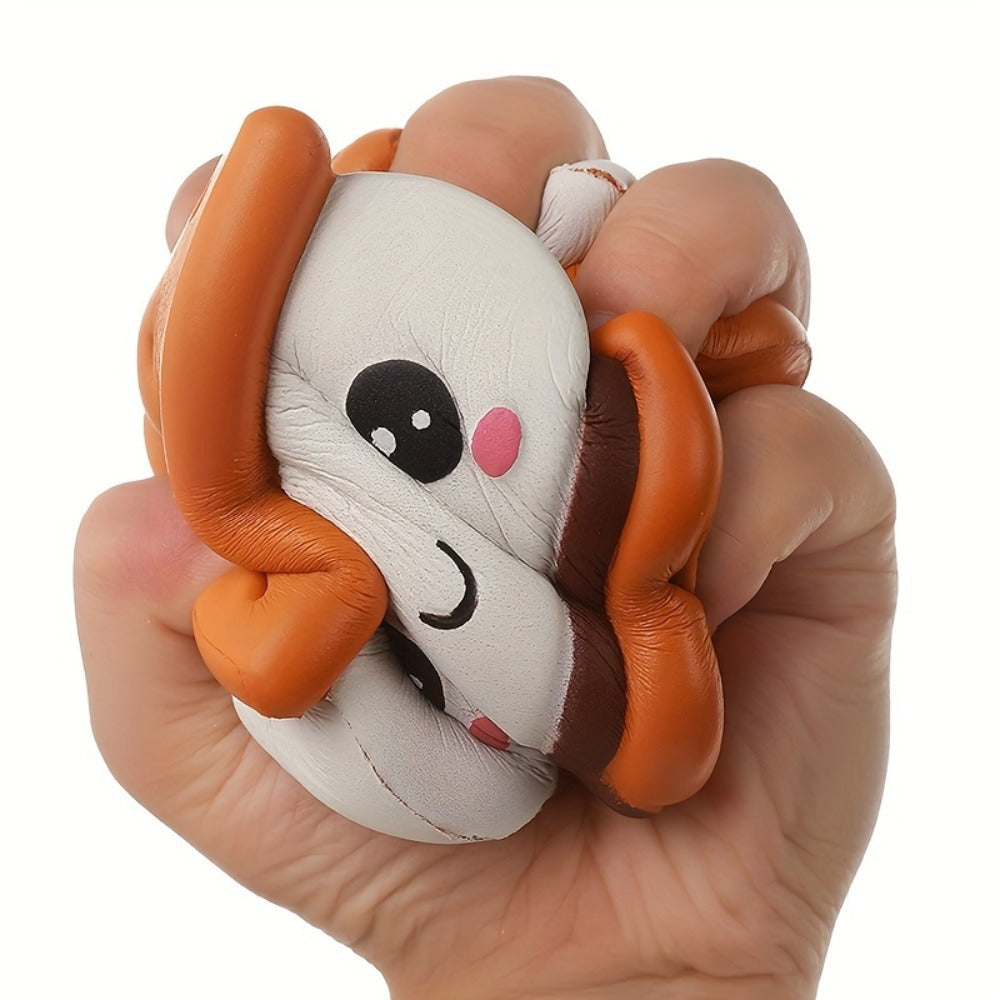 Chocolate Cookie Squishy Slow Rising Toy – Soft PU Sensory Fidget Squeeze Toy for Kids | Non-Toxic, Safe, Stress Relief | Butter & Chocolate Scented