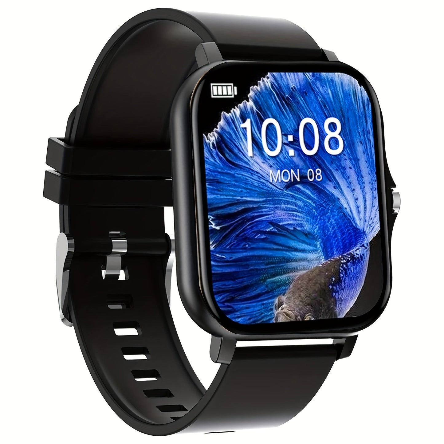 Smartwatch – Large Screen with HD Voice Calling, Unisex Bluetooth , Message Reminder, Multiple Sport Modes, Heart Rate Sleep Tracker…