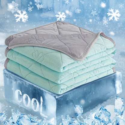 Embossed Diamond-Pattern Summer Blanket in Six Colors with Throw, Twin and Full Size Labels