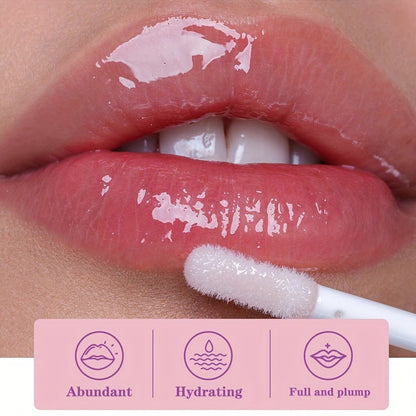 30g / 1.05oz Fumerry Lip Collagen Strawberry-Labeled Pump Bottle with Pink Applicator and 9.7cm Height