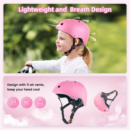 Kids Bike Helmet Adjustable XS Unisex Removable Liner Ventilation Matte Finish Fits 18.89-21.65 Inch Cycling Scooter Skateboard Safety Gift Boys Girls Ages 3+ Blue Orange Black Pink Green Red