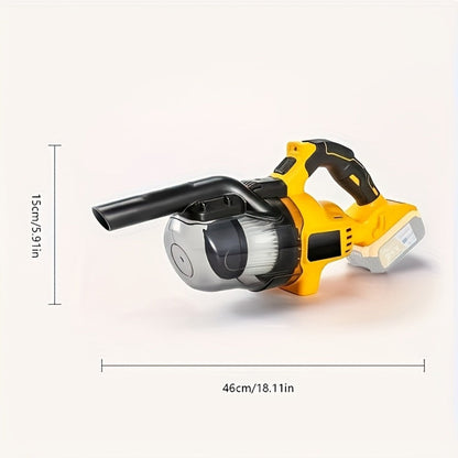 Handheld Vacuum Cleaner for DeWalt 20V Max Battery with 16KPa and 500W Labels, LED Light, Four Nozzles and Extension Tubes