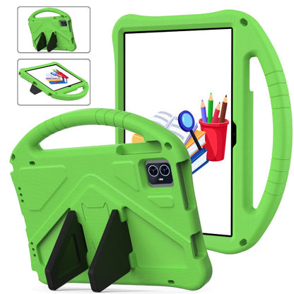 T-Mobile Revvl Tab 2 Case with Handle and Stand - Shockproof EVA PC Hybrid Shell, Heavy-Duty Kids Tablet Cover for Revvl Tab 2 5G 10.1 Inch 2025, Multi-Color: Black Blue Green Purple Red Rose