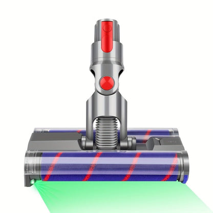 Dyson Replacement Brush Head Double Roller Compatible with V7 V8 V10 V11 V15 360° Swivel Hard Floor Vacuum Cleaner Attachment