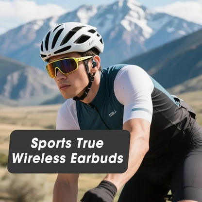 Wireless Earbuds HiFi Stereo with Active Noise Canceling, LED Display, Touch and Fast USB Charging