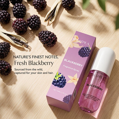 Eau de Toilette Vanilla Blackberry 50ml Body and Hair Fragrance Spray in Single or Two-Pack Options
