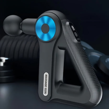 Massage Gun Deep Tissue Percussion Massager Portable | 9 Attachments 9 Speed Settings Muscle Relief Fatigue Recovery Pain Alleviation | Compact Handheld Body Massager for Athletes Gym Home Office | Blue Black Golden Black
