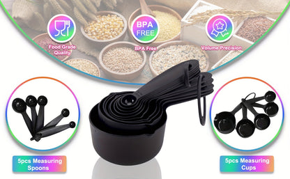 Silicone Cooking Utensils Set 17 Piece Rainbow Titanium with Rotating Holder - Heat Resistant Non-Stick Spatulas