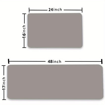 Cat Pattern Non-Slip Flannel Floor Mat Washable Soft Rug with Anti-Slip Backing - Black White Playful Cat Design for Kitchen Entryway Dining Room Bedroom Bathroom, Hand Washable Home Decor Floor Mat