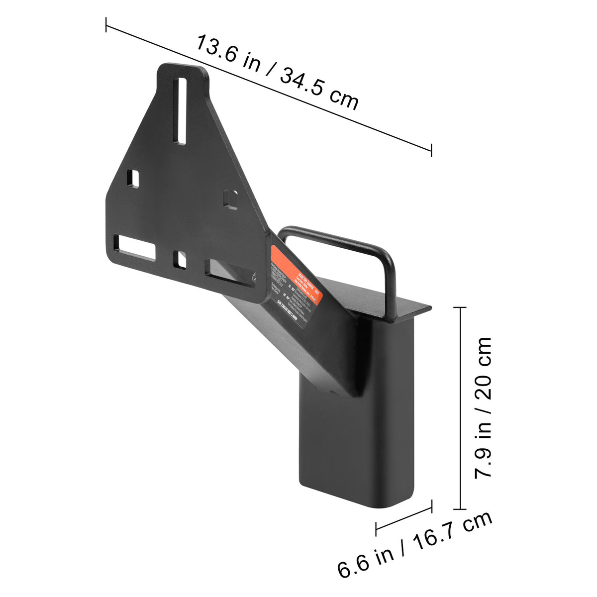 Trailer Spare Tire Carrier Mount 160 lbs Capacity Wrought Iron Black Powder Coat Fits 4 5 6 8 Lug Wheels Multiple Bolt Patterns Marine Utility Trailer No Drill Galvanized Hardware Included