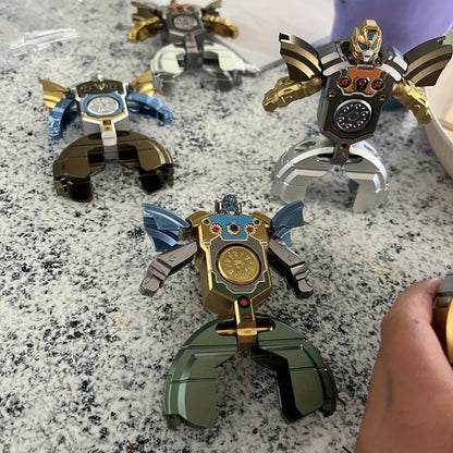 Fidget Spinner, Deformation Robot Fingertip Gyro, Creative Finger Gyroscope Toy for Kids & Adults