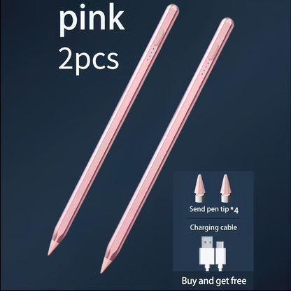 USB-C Rechargeable Stylus Pen with Top Power Button and Single-Pen, Two-Pen or Storage-Bag Bundle Options