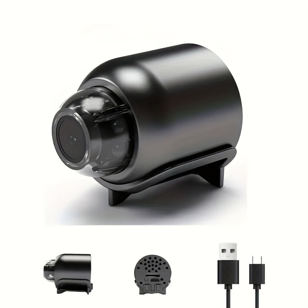 Indoor Security Camera 4-Pack with 1296P Video, Dual-Band WiFi, 360° Rotation and Two-Way Audio