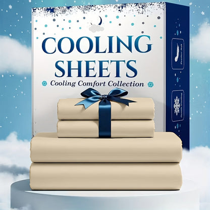 Bed Sheet Set Soft Breathable Cooling Microfiber Fitted & Flat Sheets with Deep Pockets – Wrinkle Free Hotel Luxury Bedding in Multiple Colors & Sizes
