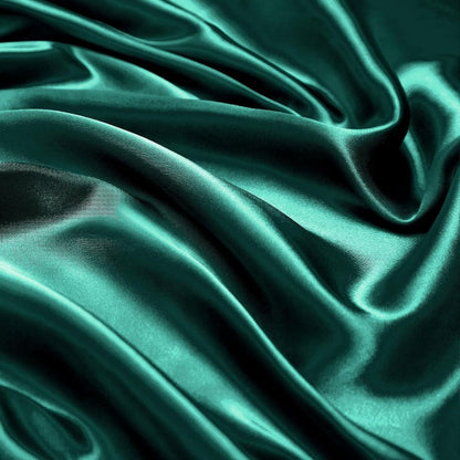 Bed Sheet Set 4-Piece Satin with 35–39 cm Deep Pocket, Machine-Washable Care and Seven Colors