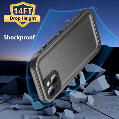 Waterproof iPhone Case Built-In 9H Tempered Glass Screen Protector 360 Full Body Shockproof Dustproof Underwater Cover for iPhone 16 15 14 13 12 11 SE 8 7 – 3M Submersible Drop Proof