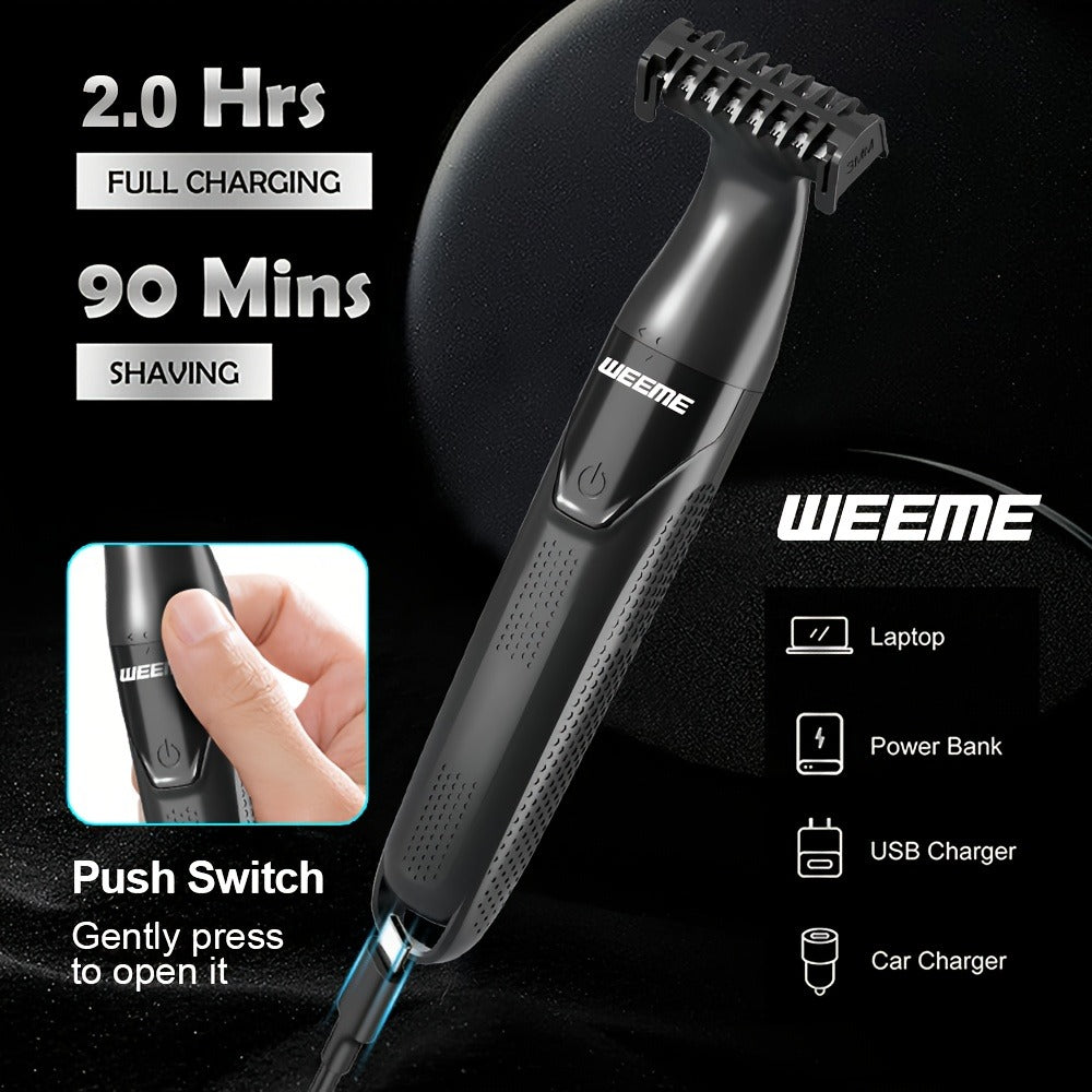 Electric Epilator & Hair Removal Device 3-in-1 for Men & Women - Shaver Trimmer for Underarms Legs Arms Bikini Line Sensitive Areas