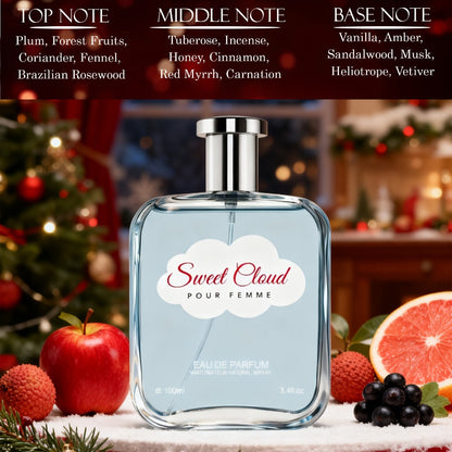Perfume for Women 100ml EDP with Pear, Clementine, Jasmine, Gardenia, Vanilla and Sandalwood Notes