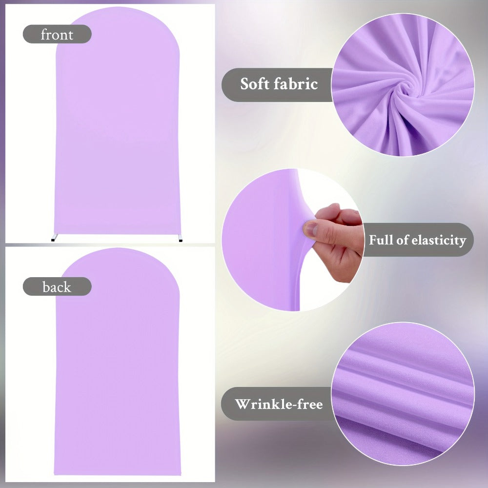 6FT Stretch Fabric Arch Cover with Bottom Zipper, 72 x 31.5-Inch Size and Eight Color Options