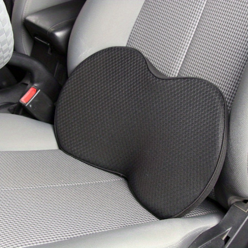 Car Lumbar Support Pillow Memory Foam – Driver Back Support Cushion for Car Seat, All-Season Multifunctional Lumbar Cushion for Lower Back Pain Relief, Office Chair & Home Use, Great Gift Idea