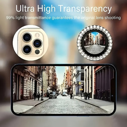 iPhone Camera Lens Protector Tempered Glass – HD Clear 99.9% Optical Clarity, Scratch Resistant, Ultra-Thin Bubble-Free Film for iPhone 16 Pro Max / 16 Pro / 15 Plus / 15 / 12 Pro / 12 / 11 Pro Max / 11 Pro