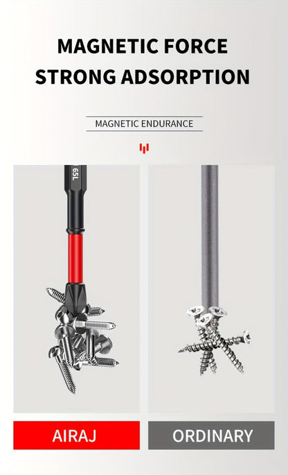 Magnetic PH2 Screwdriver Bit Set with 2-, 24- or 60-Piece Checkout Options and Mixed Lengths
