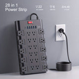 28 In 1 (6.48ft)-black