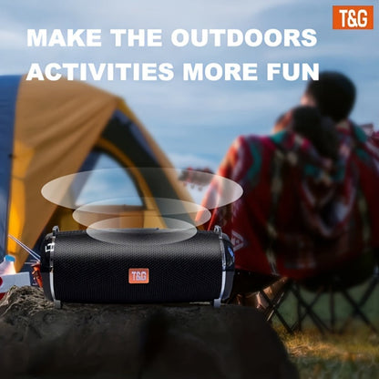 TG192 IPX4 Waterproof Portable Bluetooth Speaker Outdoor 2400mAh Rechargeable Wireless Speaker Color-Changing LED Breathing Light for Camping Picnic Party School Sports Family