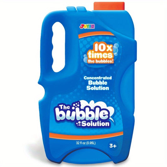 32oz Bubble Solution Refill Concentrate – Makes 2.5 Gallons, Compatible with Bubble Machines, Wands & Blowers, Non-Toxic Kids Outdoor Party Toy, Perfect for Birthdays, Weddings & Summer Fun