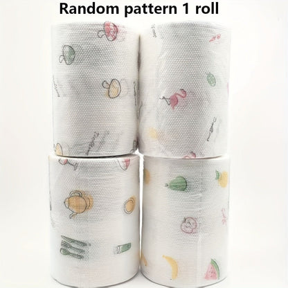 Reusable Kitchen Paper Towels 800 Times Use Non-Stick Oil Degreasing Cleaning Cloth Wet Dry Dual-Use Lazy Rag for Home Kitchen Household