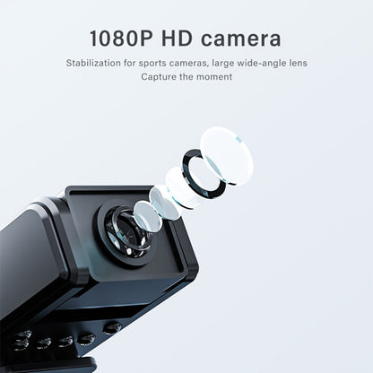 HD Night Vision Body Camera Portable Clip-On Wearable Sports Action Cam with Wide Angle Lens for Outdoor Security Hiking Cycling Law Enforcement
