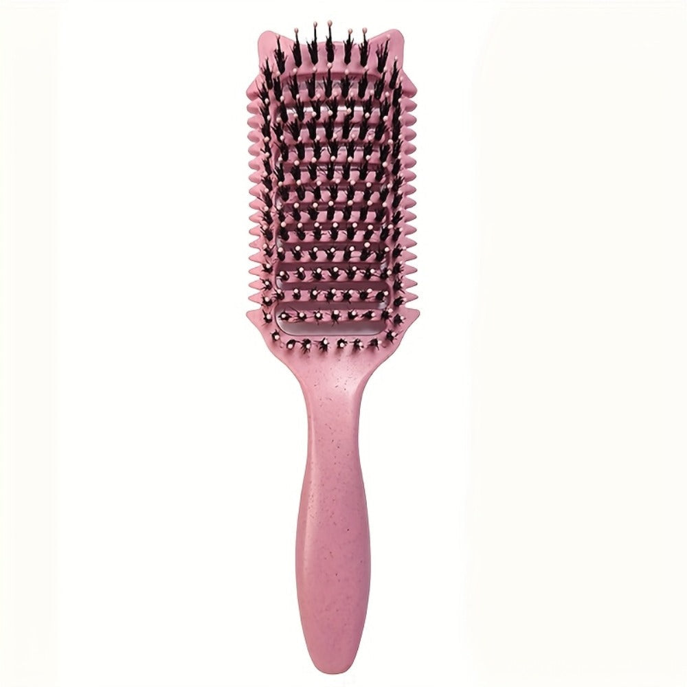 Detangling Brush for Curly Wavy Coily Hair 1 or 2 Pcs — Flexible Bristles Reduce Breakage & Frizz, Gentle Scalp Massage, Wet & Dry Use for 2B-4C Natural Hair Types