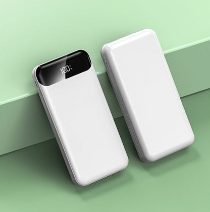 20000mAh Portable Power Bank 2-Pack with LED Display – Fast Charging Type-C & USB, Emergency Backup Battery for iPhone Android Phone Outdoor Travel Camping Gift