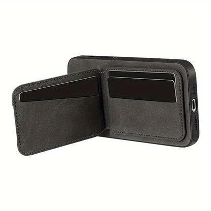 Folio Wallet Phone Case with Card Holder and Kickstand for Selected iPhone 11 through 16 Models