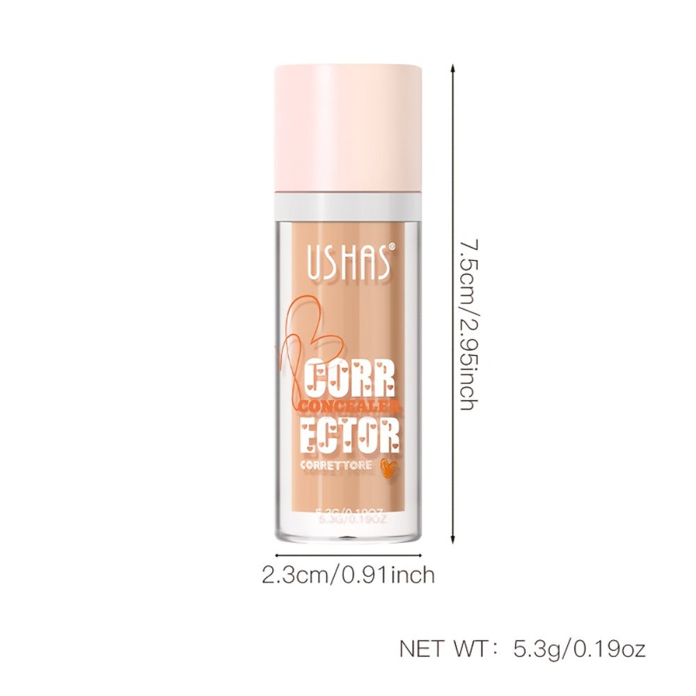 Liquid Concealer with Doe-Foot Applicator, 5.3 g Net Weight and 12 Numbered Shade Options from #01 to #12