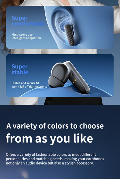Wireless Earbuds Mini Lightweight In-Ear with ENC Calls, Touch Control and Long Battery in Three Colors