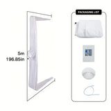 White five meters