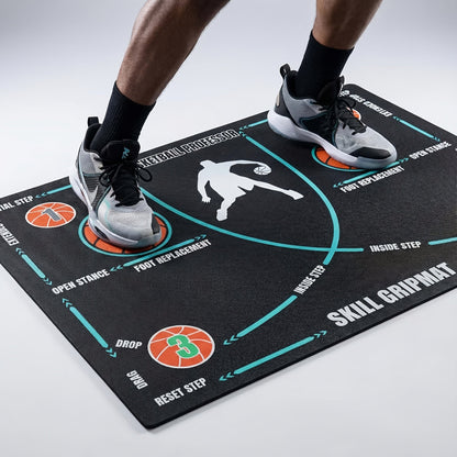 Basketball Footwork Training Mat, Anti-Slip & Step Guidance