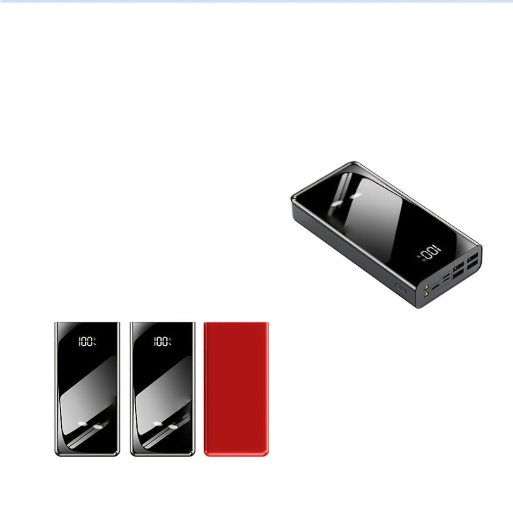 High Capacity 50000mAh Power Bank Multi-Port Fast Charging – Dual USB & Type-C Output, LED Flashlight, Power Indicator, Portable Backup Battery Pack for iPhone Android Outdoor Camping Travel Emergency