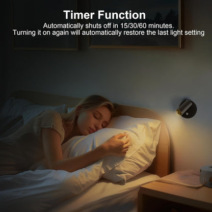 Rechargeable Indoor Spotlight LED – 3-Color Dimmable with Remote & Timer, 350° Adjustable, 2500mAh Battery, Magnetic Base Wall Accent Light for Pictures, Plants & Artwork (White / Black, 1 or 2 Pack)
