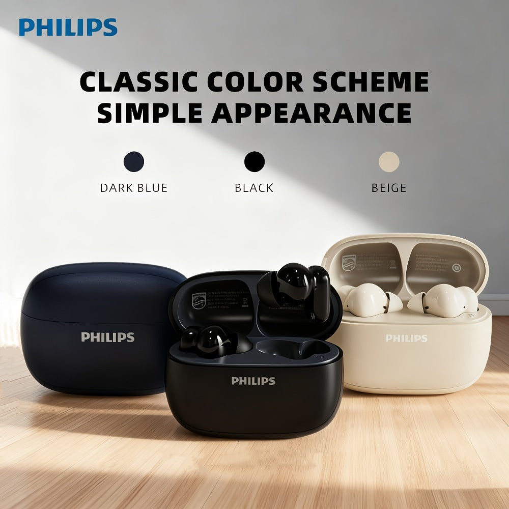 True Wireless Earbuds Philips TAT2569 In-Ear Set with Active Noise Reduction, Touch Controls and Three Color Options