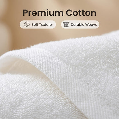 Three-Piece Towel Set with Two Hand Towels and One Bath Towel in Four Embroidered Color Options
