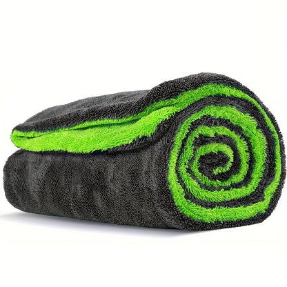 Microfiber Car Drying Towel 1400GSM – Dual-Sided Scratch-Free Twist Yarn Cloth, 48"x24" High-Absorbency Car Wash Towel