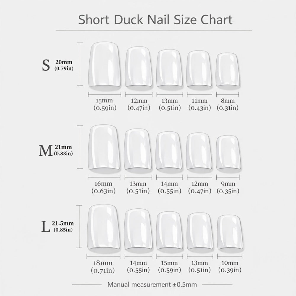 Short Duckbill Press On Nails 3D Red Lips Skull Cherry Bow Rhinestone – Zebra Stripe Polka Dot Sweet Cool Acrylic Nail Art Set for Party, Date Night & Daily Wear, 10pcs S/M/L with Tools