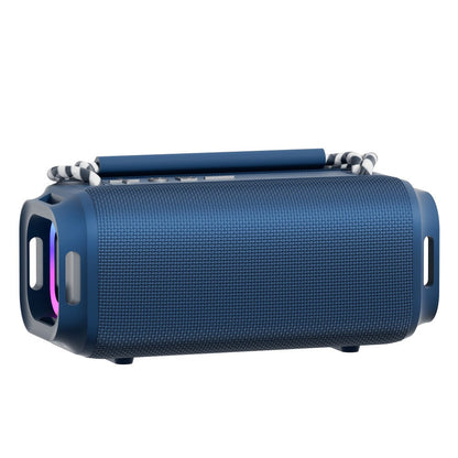 Indoor Outdoor Wireless Speaker Surround Sound Stereo Deep Bass USB AUX TF Card Compatible Portable Speaker System for Smartphones Tablets Home Party Travel Audio Devices